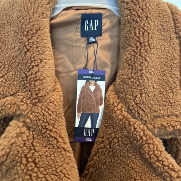 Gap sherpa coat NWT size XXL - Picture 6 of 14